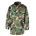 Original vintage Slovakisk arméfältjacka M97 Camo Military Combat Parka Ny