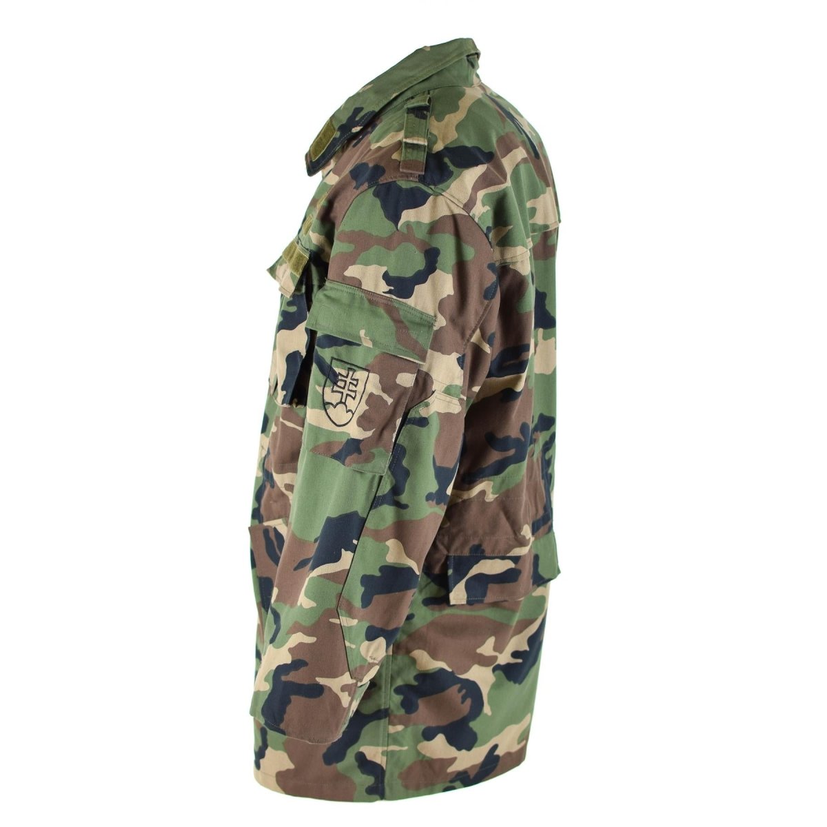 Original vintage Slovakisk arméfältjacka M97 Camo Military Combat Parka Ny