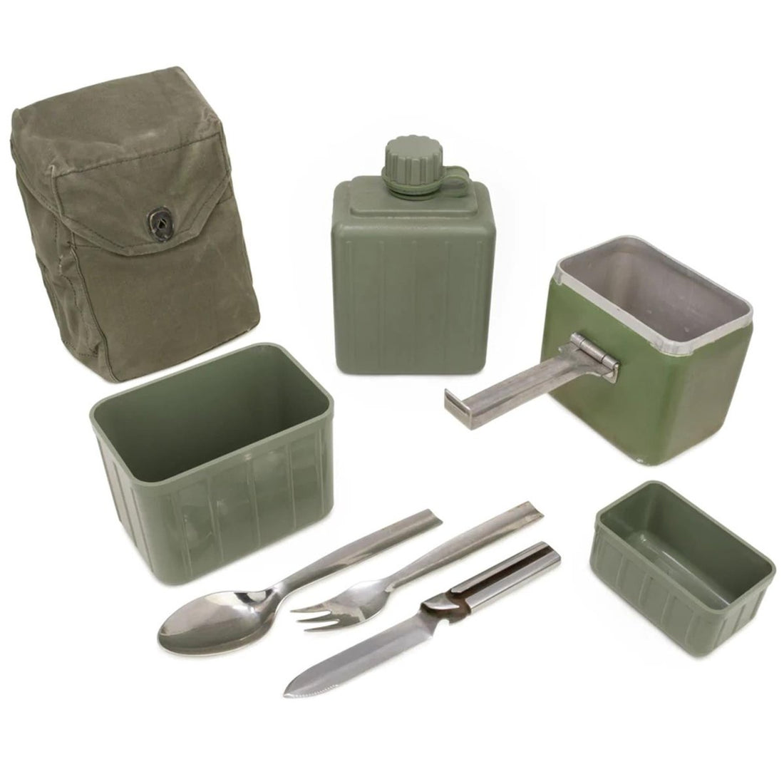 Original Jugoslavian Mess Kit. Army Military Mess Kit Canteen Cutlery
