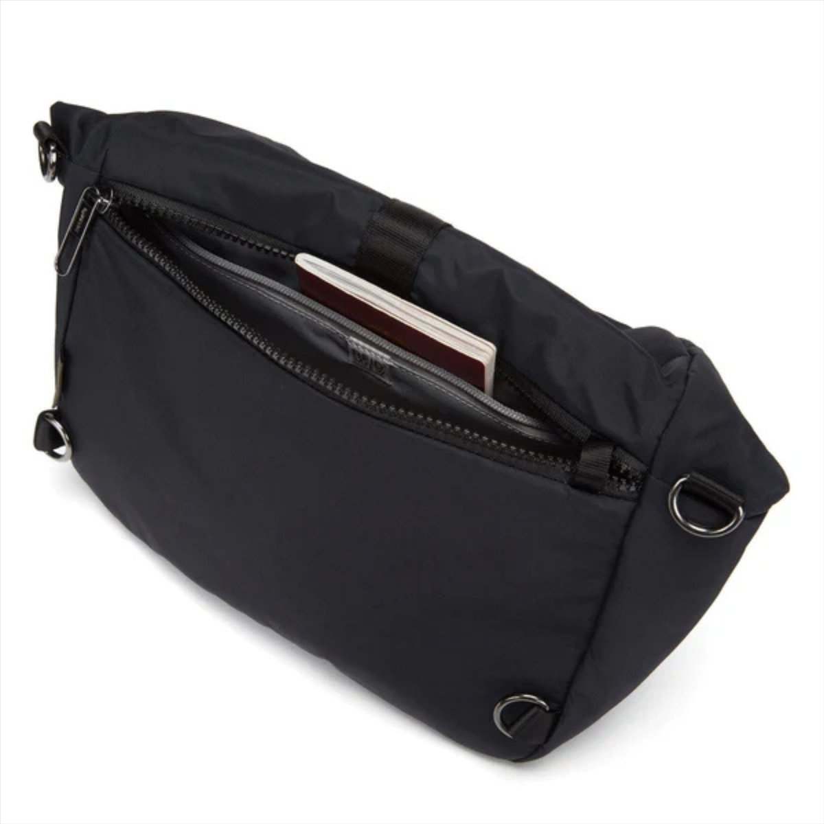 PacSafe CitySafe CX Cabriolet Ryggsäck Anti Stöld RFID Ekonyl Material svart