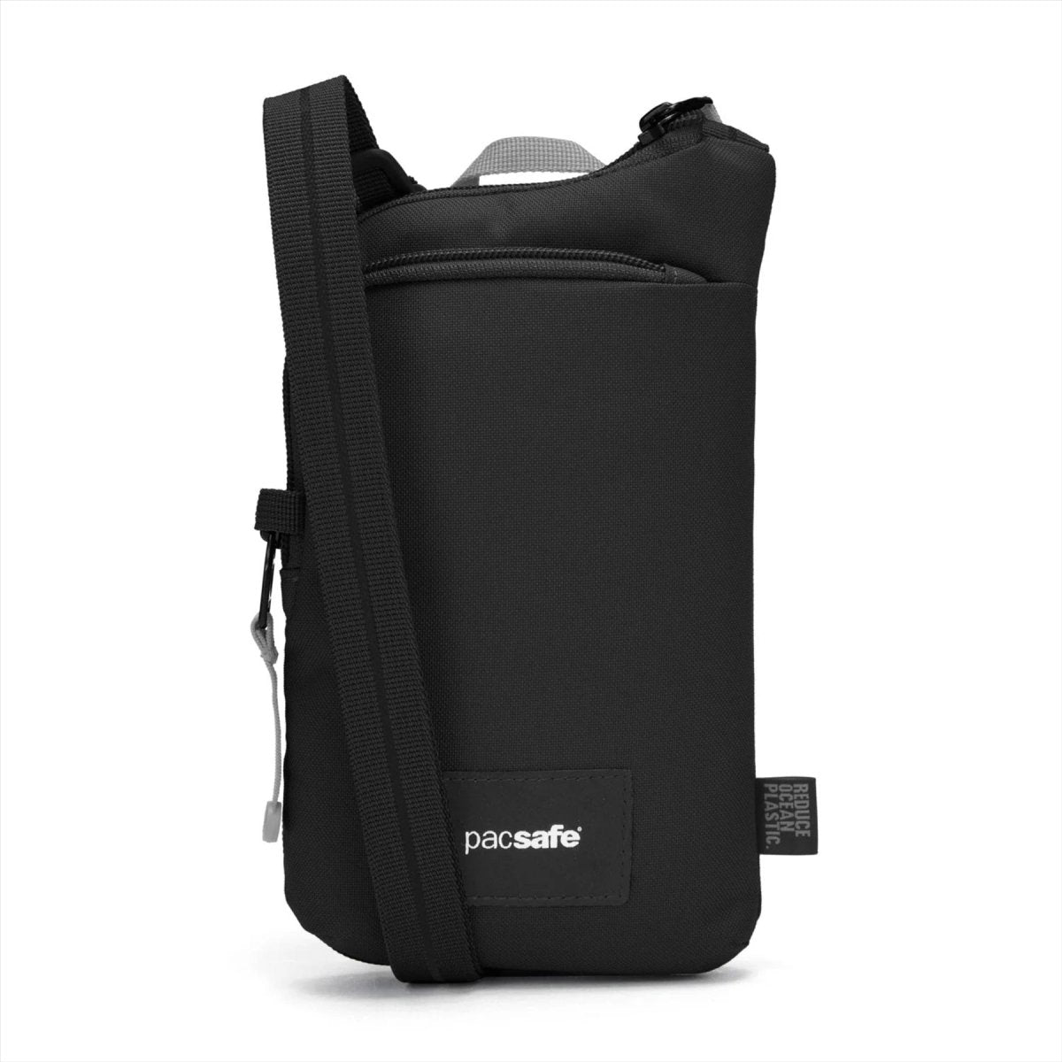 Pacsafe GO Anti Theft Tech Crossbody-väska 0,2L RFID-blockerande skärtålig svart