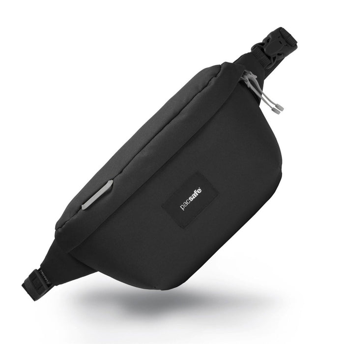 Pacsafe Go Midjepaket 2,5L PFC Free Anti Theft RFID säker Sling Pack Svart - GoMilitar