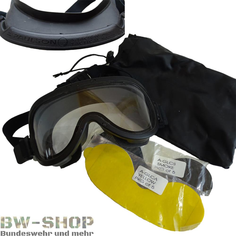 Paulson 510 A-TAC Tactical Goggle Transparent polykarbonat Dual Lens