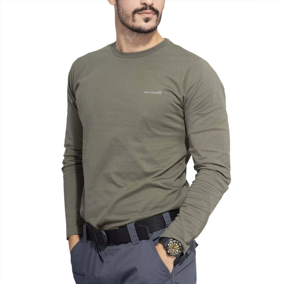 PENTAGON Ageron 2.0 T-shirt Långärmad Comfort Fit Oderless Snabbtorkande