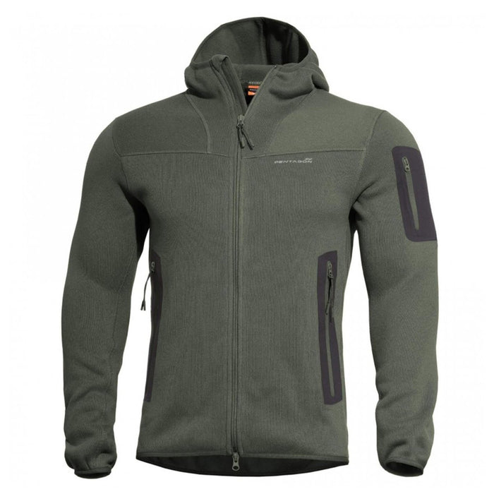 PENTAGON Falcon PRO taktisk tröja arméstil bodywarmer huvtröja stickad fleece - GoMilitar