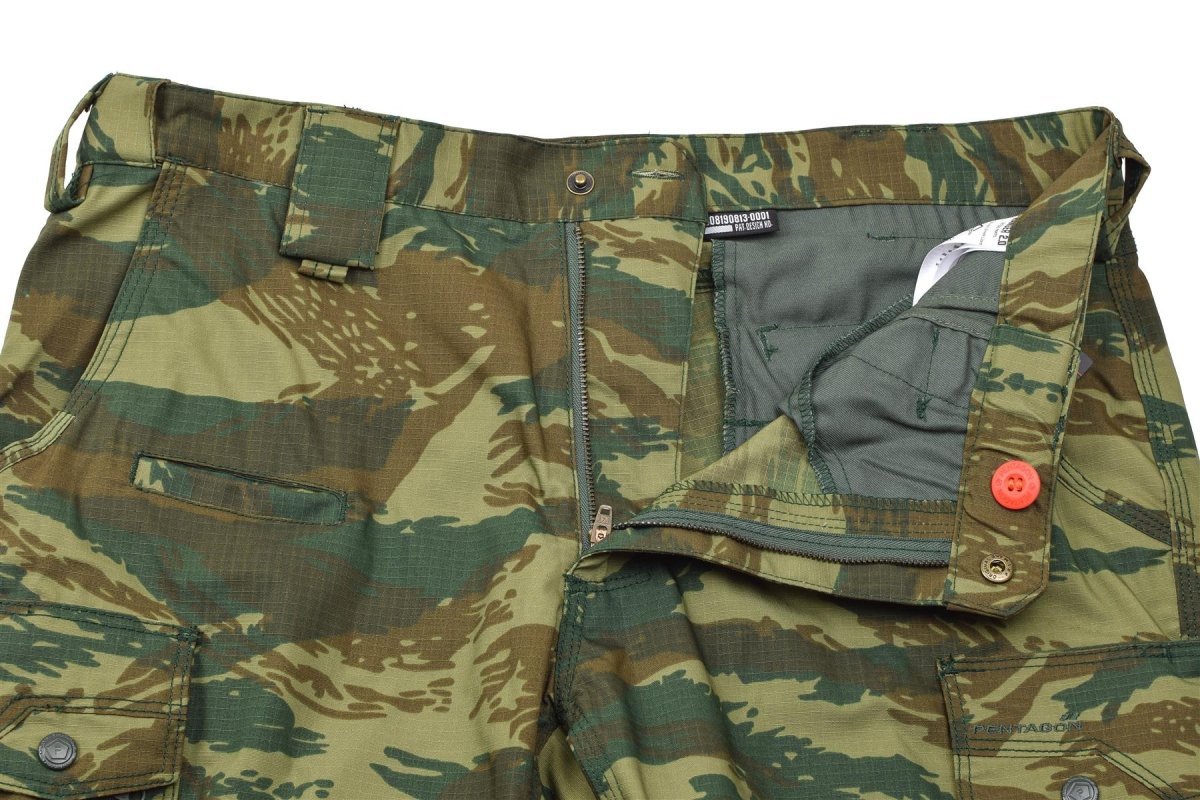 Pentagon Ranger 2.0 Military Style Pants Lizard Camo förstärkte ripstopbyxor