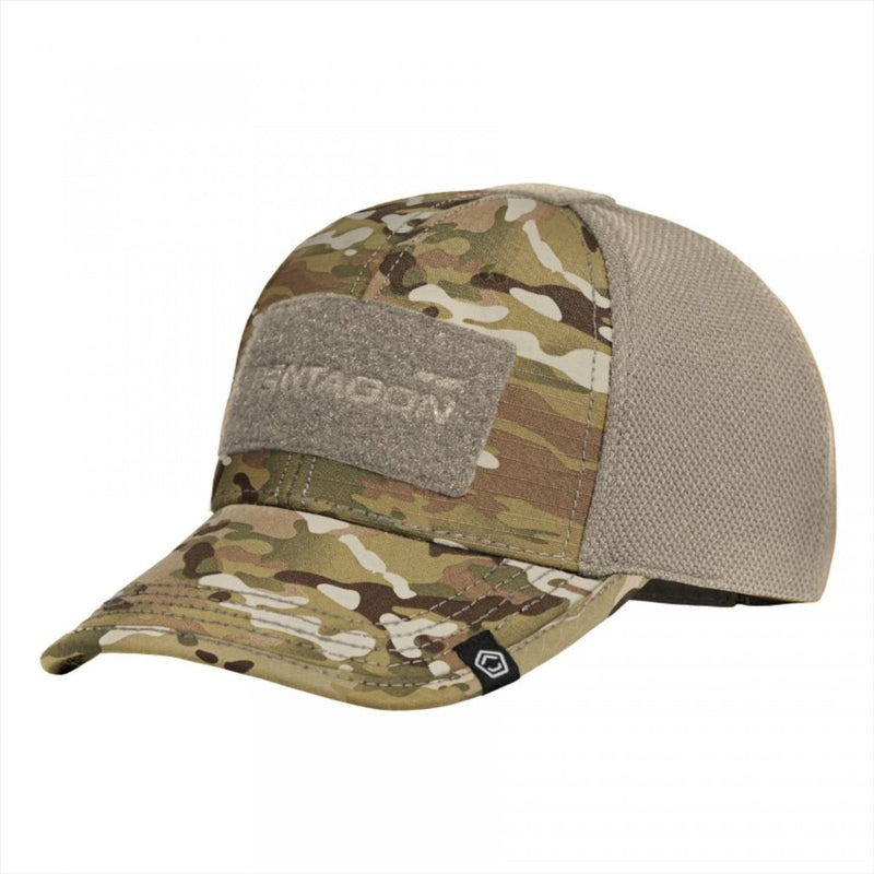 Pentagon Raptor Tactical Cap One Size Breattable Mesh Back Operations Camo