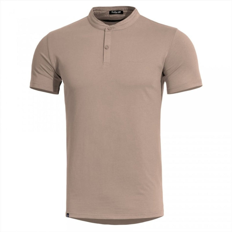 Pentagon Romeo 2.0 Henley T-shirt Regular Fit Mandarin krage luktfritt material