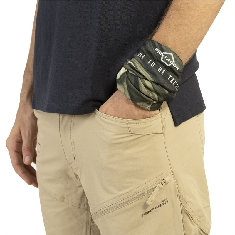 Pentagon skiron flytande halsgaiter snabbt torrt tyg sömlös rörformad design