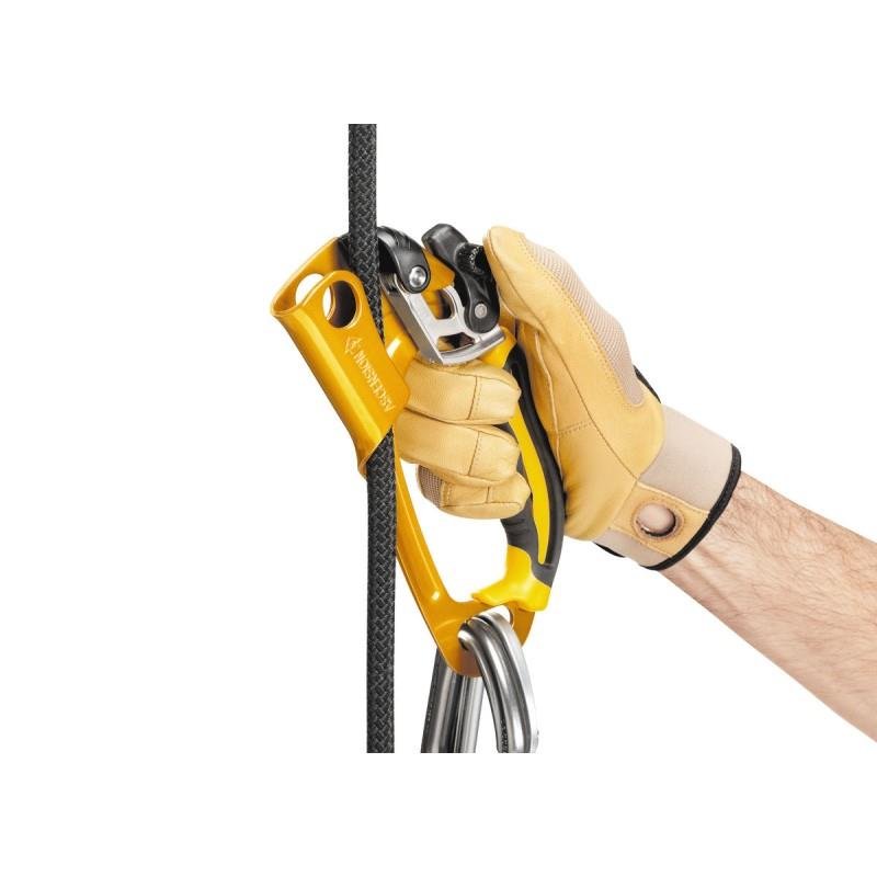 Petzl Ascension Ergonomic Rope Climbing Hand Ascender 8-13mm rep Gul