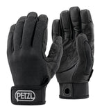 Petzl CORDEX Belay Rappel Handskar Läderrep Work Climbing Tactical Black