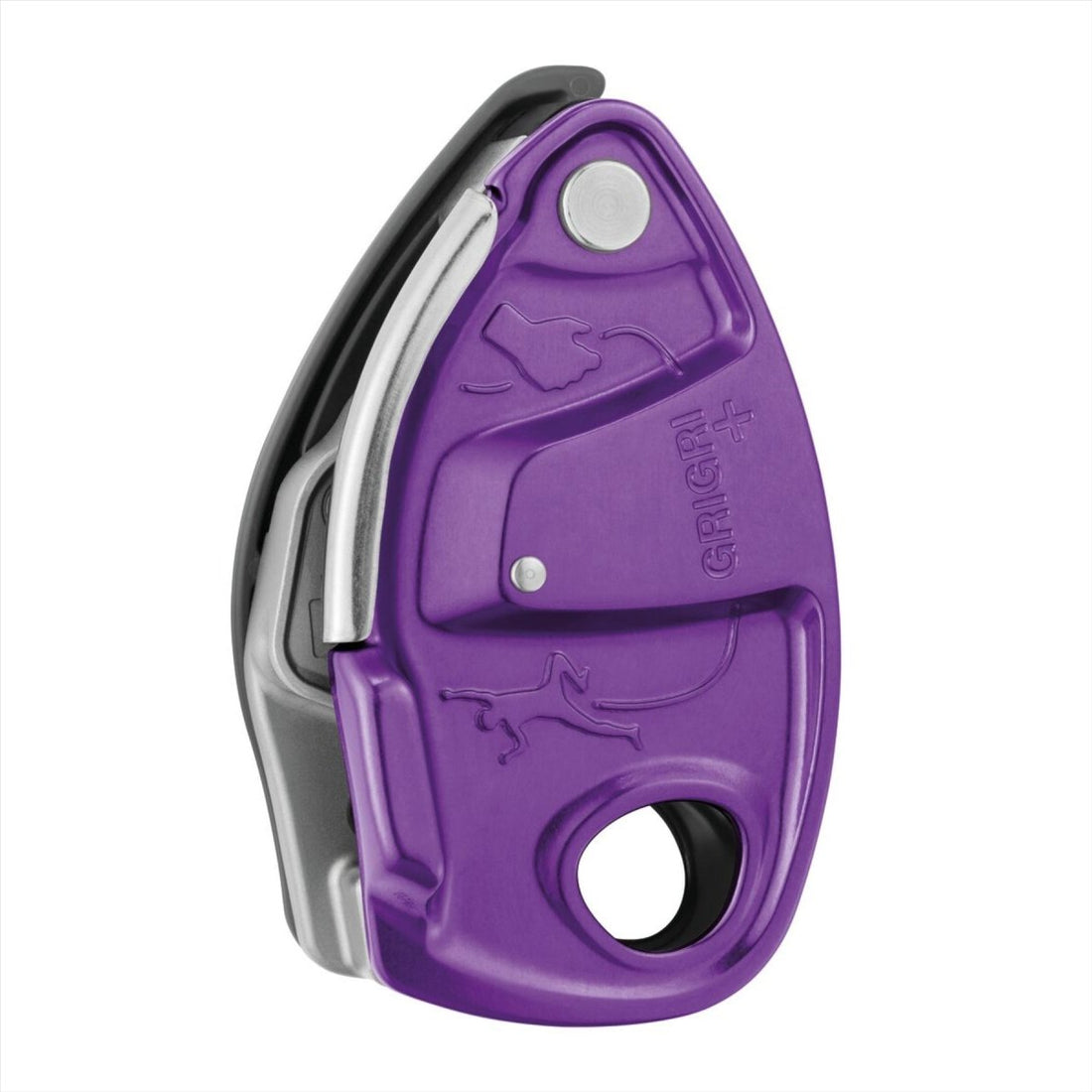 PETZL GRIGRI® + Belay Device Assisted Bromsing 8,5-11 mm rep klättring Lila
