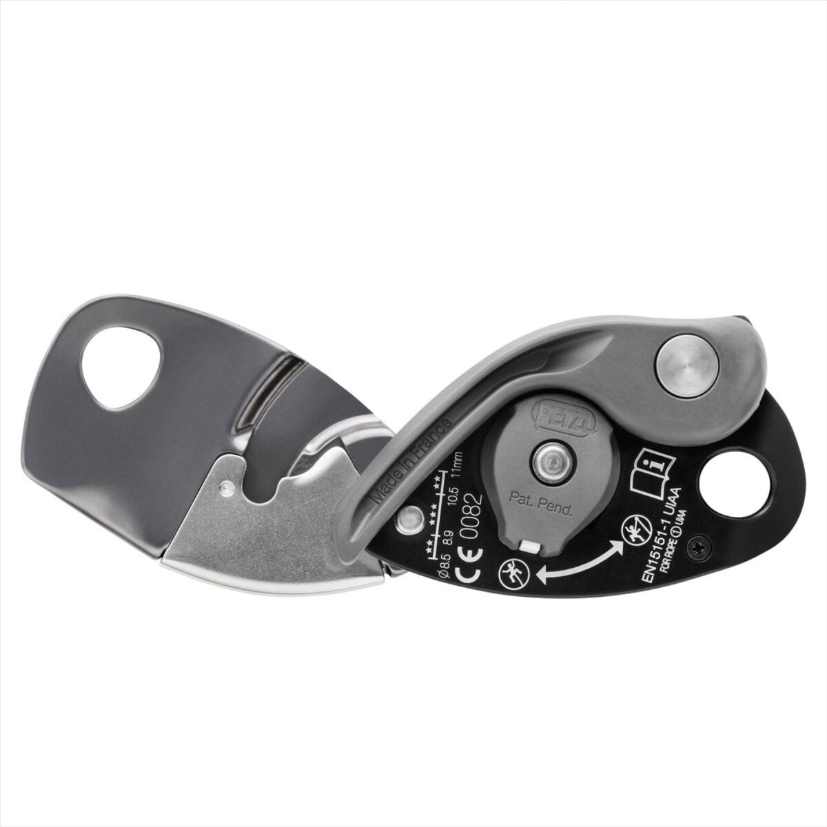 PETZL GRIGRI® + Belay Device Assisted Bromsing 8,5-11 mm rep klättring Lila