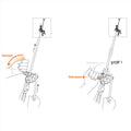 PETZL GRIGRI® + Belay Device Assisted Bromsing 8,5-11 mm rep klättring Lila