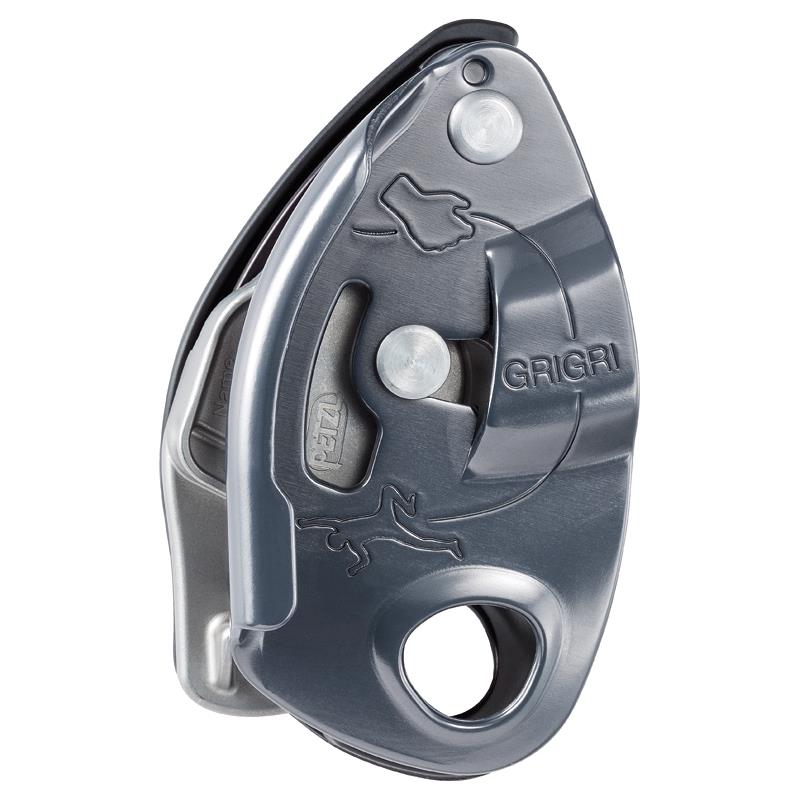 Petzl GRIGRI Belay Device Assisted Braking Anti-Panic 8,5–11 mm Grå