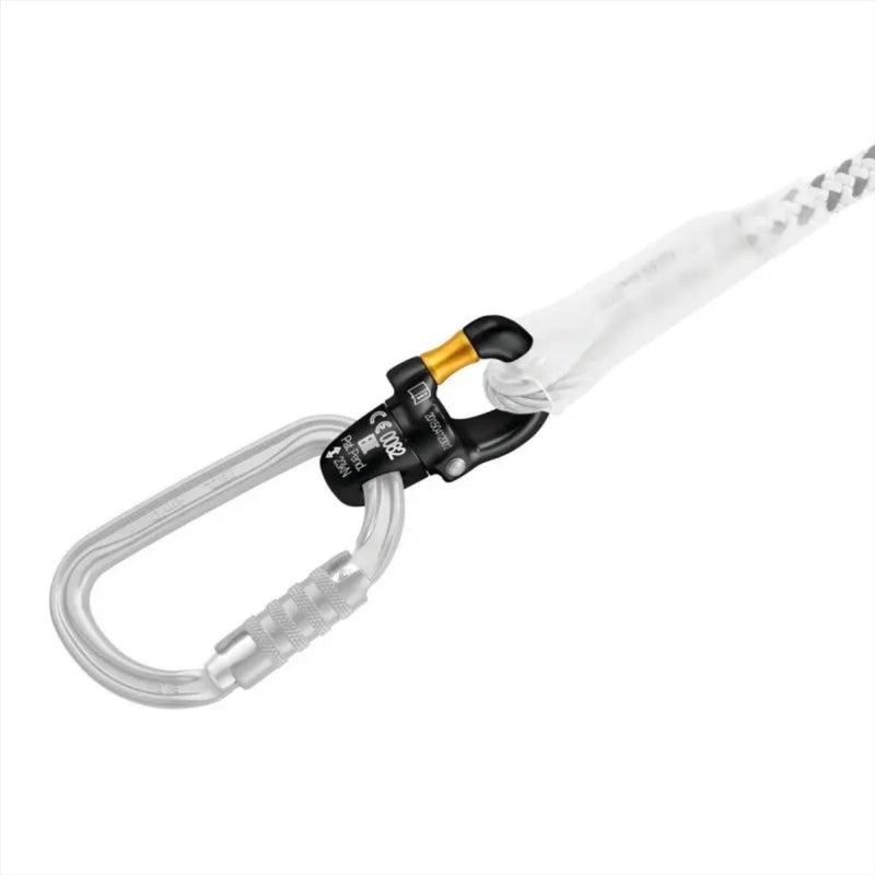 PETZL Micro Swivel Compact Openable Ball Bearing Swivel Climbing Black