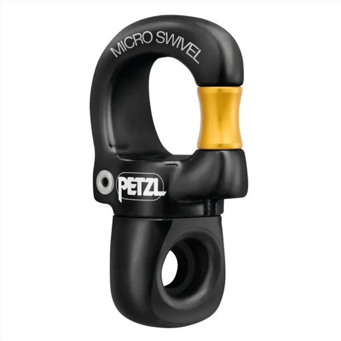 PETZL Micro Swivel Compact Öppningsbart Kullager Swivel Climbing Black - GoMilitar