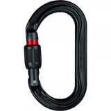 PETZL OK SKRUVLÅS Symmetrisk aluminiumkarbinrigg Svart 24kN