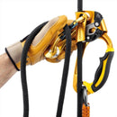 PETZL ROLLCLIP A Pullet Karbinhake Non Locking Keylock System Climbing Yellow