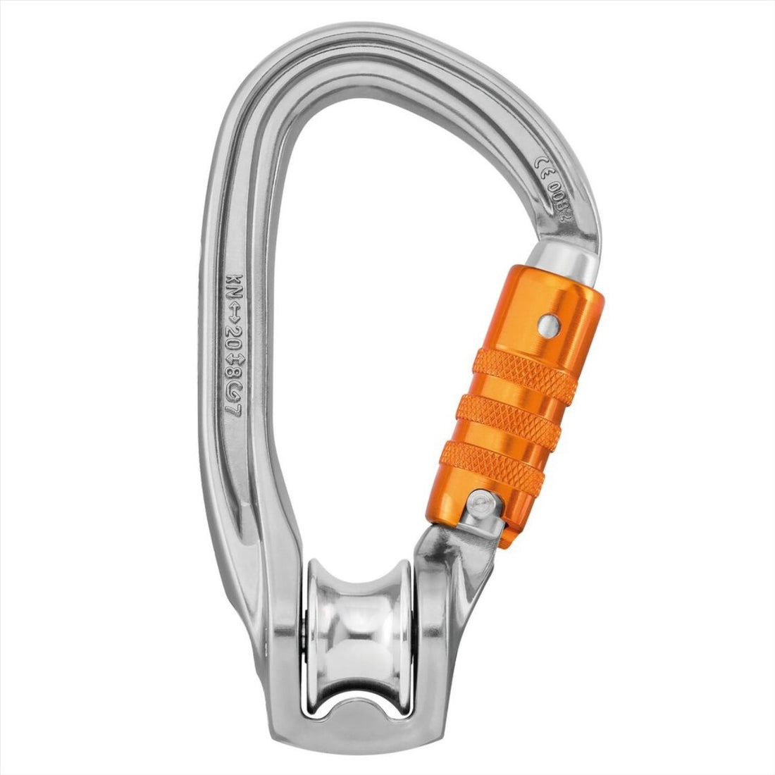 Petzl Rollclip Z Triact-Lock Remskiva Karbinhake Aluminium CE0082 20mm rep