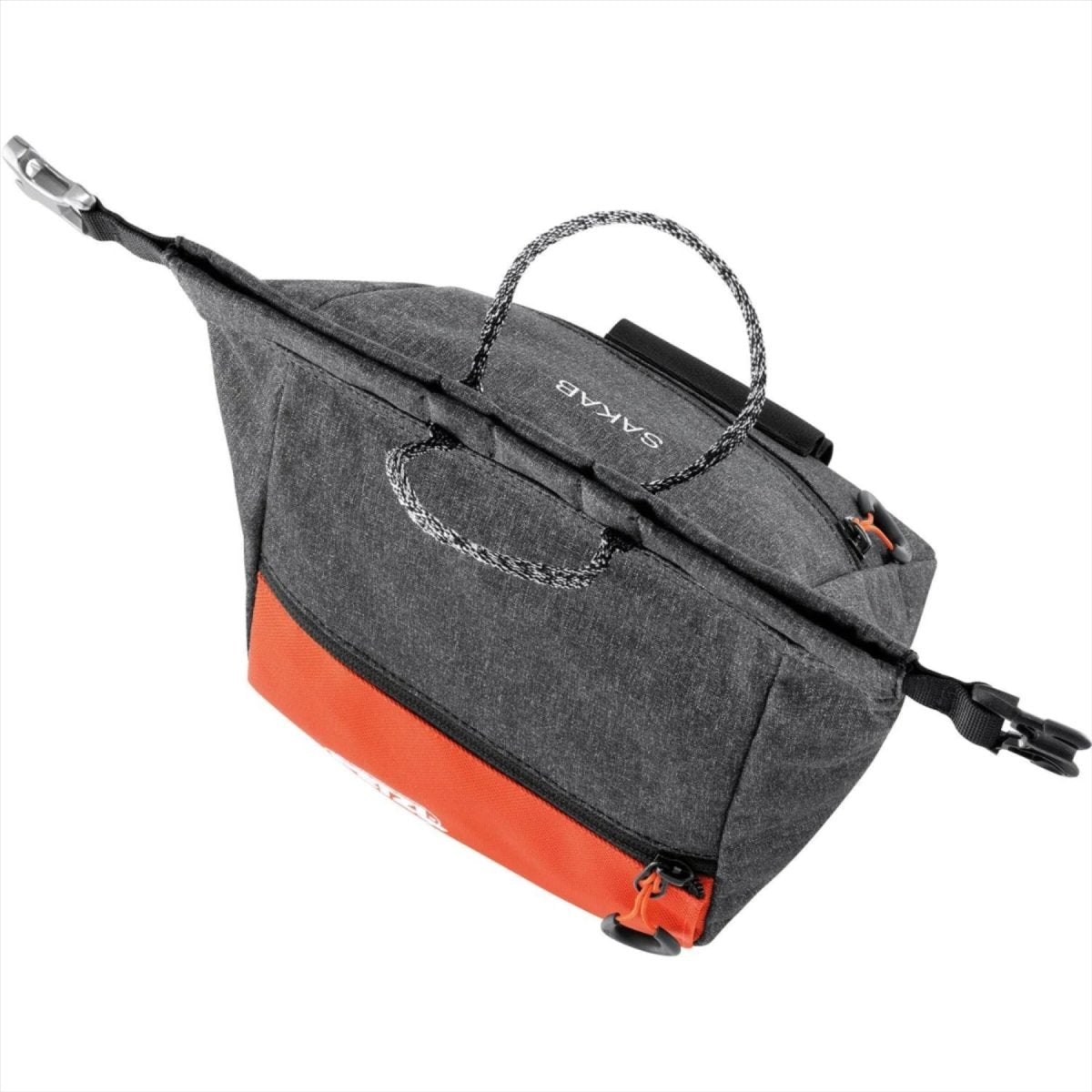 PETZL SAKAB Kritväska Slitstark Magnetisk Roll Top Stängning Flera fickor Grå