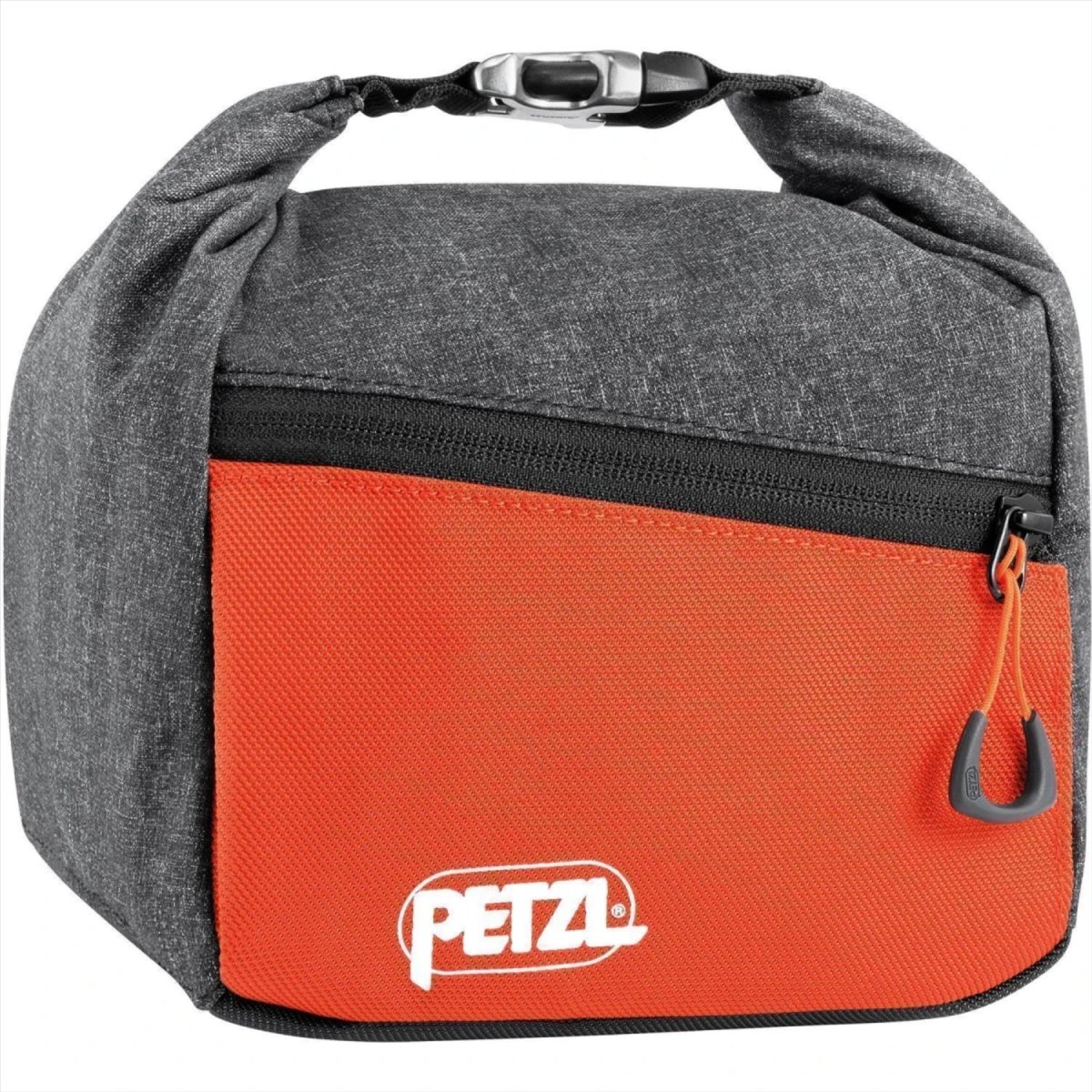 PETZL SAKAB Kritväska Slitstark Magnetisk Roll Top Stängning Flera fickor Grå