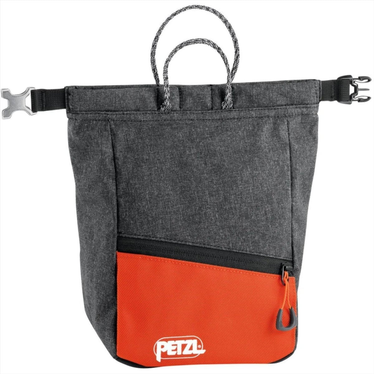 PETZL SAKAB Kritväska Slitstark Magnetisk Roll Top Stängning Flera fickor Grå