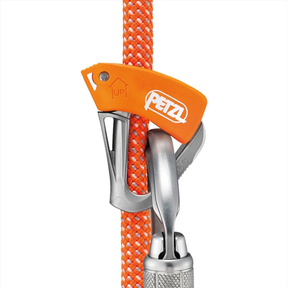 PETZL TIBLOC Repklämma Ascender Automatiskt låssystem 8-11mm rep Orange