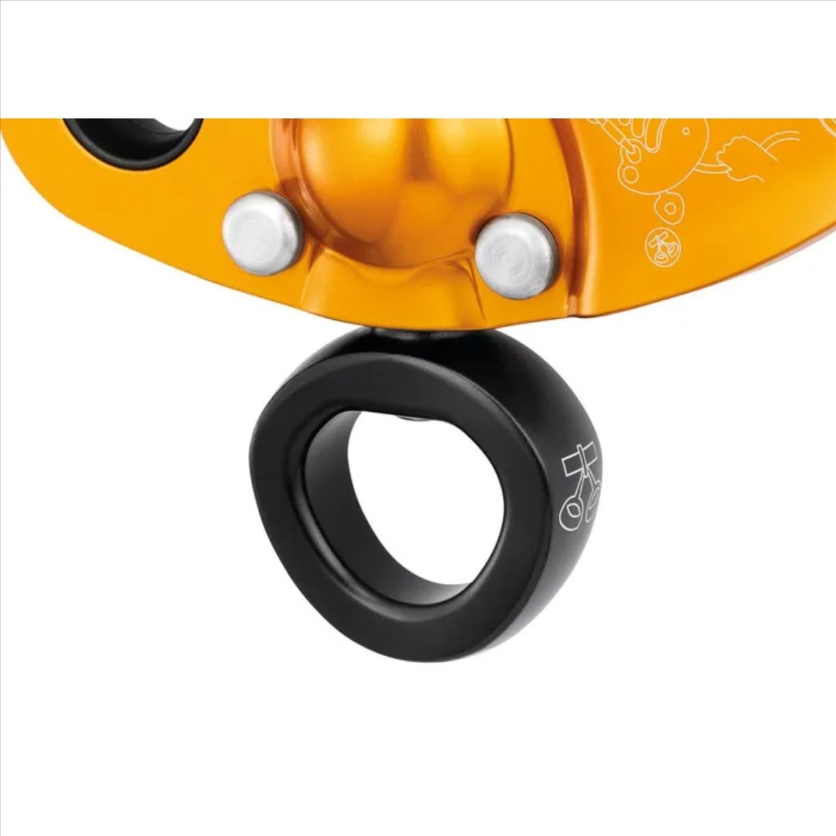 Petzl ZigZag Plus Descender Mekanisk Prusik Trädklättring CE 0082 Orange