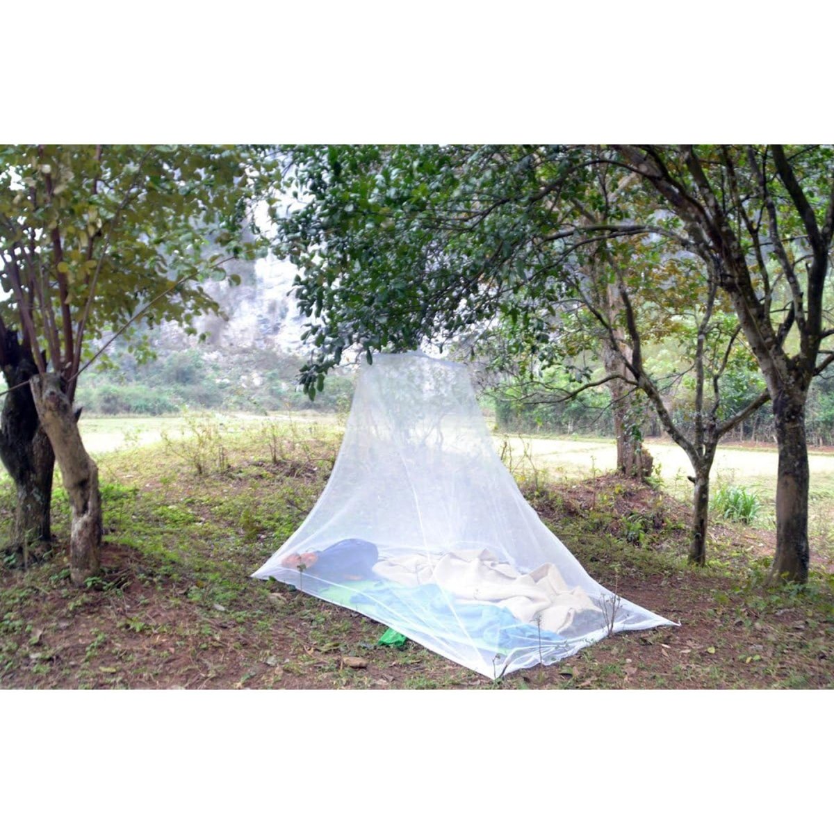 PharmaVoyage Insect Mesh Protection Trek 2 Camping Trekking Myggnät Vit