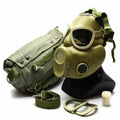 Polsk militär gasmask MP-4 äkta respiratorisk kemisk grå oliv od ny