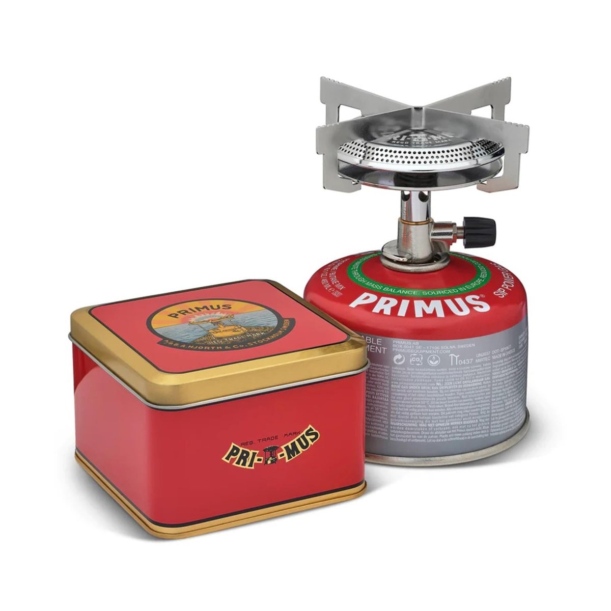 Primus ClassicTrail spis 130 campingbrännare bred flamma stabil fyra pod spis