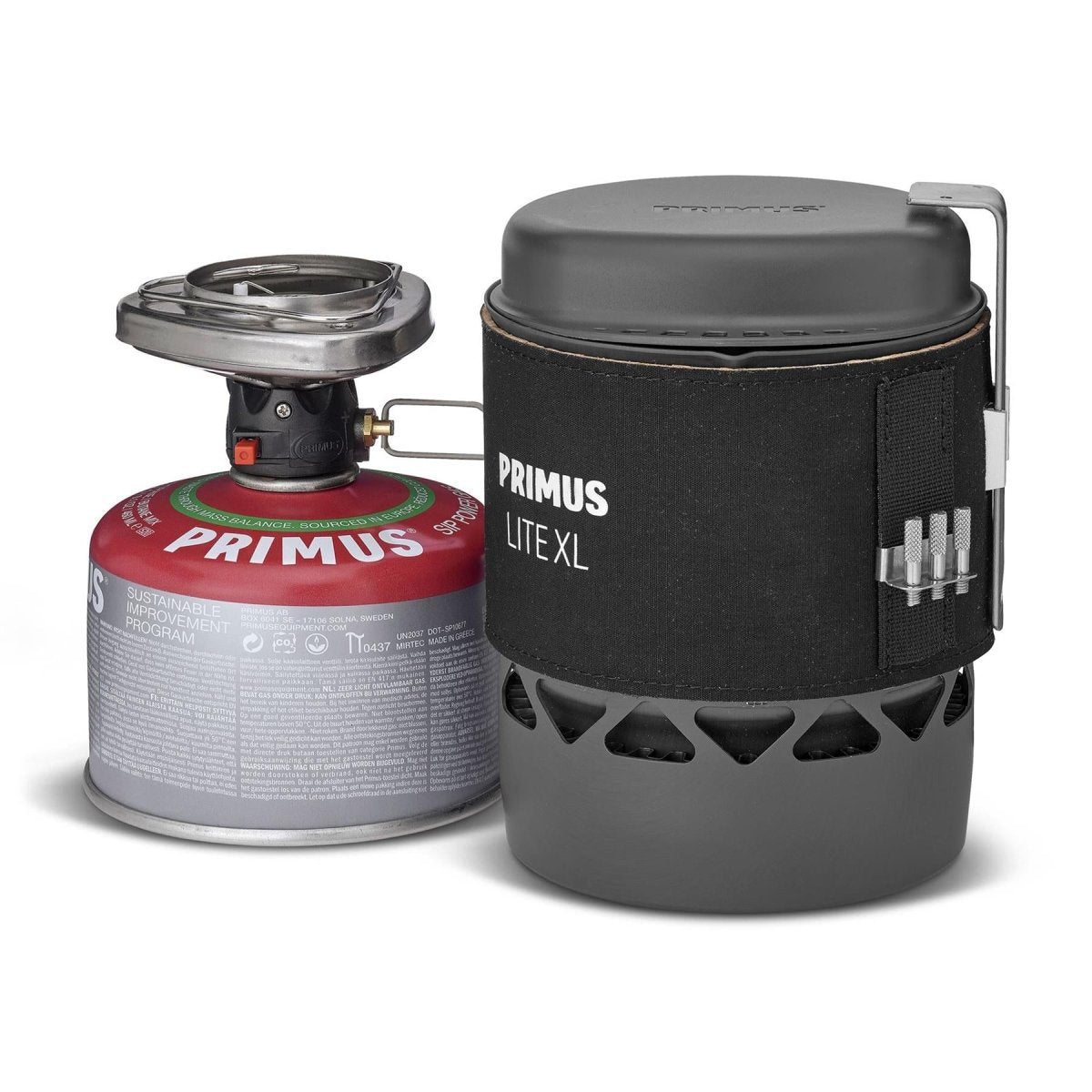 Primus Lite XL Cooking Set Pot 1L vandringsförbränning Lätt campingmatvärmare