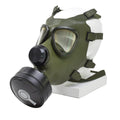 Rumänska M74 Gasmask Full Face NBC Respirator Vintage Olive Military Surplus