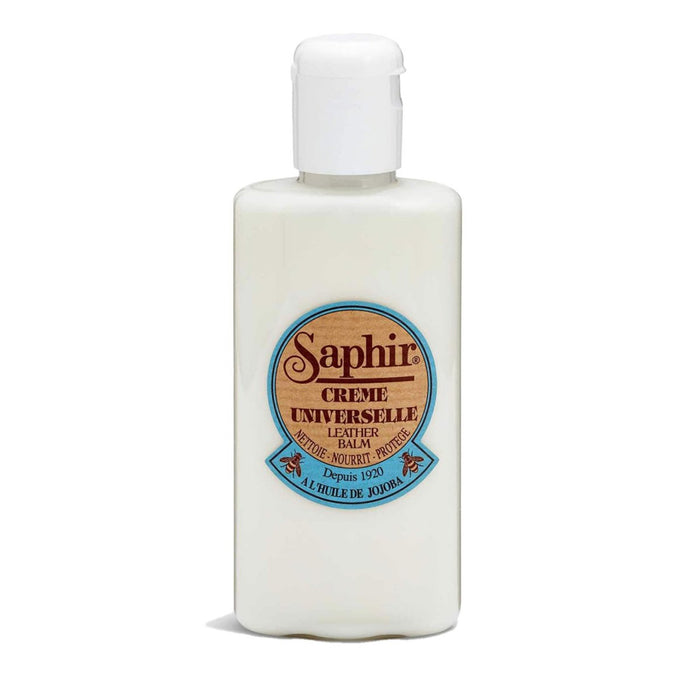 Saphir Universal Cream Läderbalsam Skötselskor Väskor Smooth Leather 150ml - GoMilitar