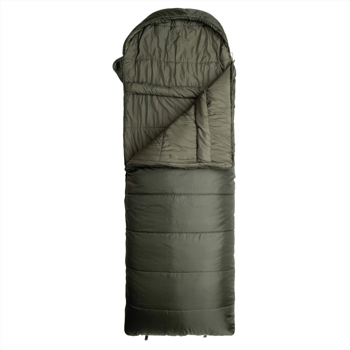 Snugpak Navigator Vintersovsäck Isofiberisolering Höger Sida Dragkedja