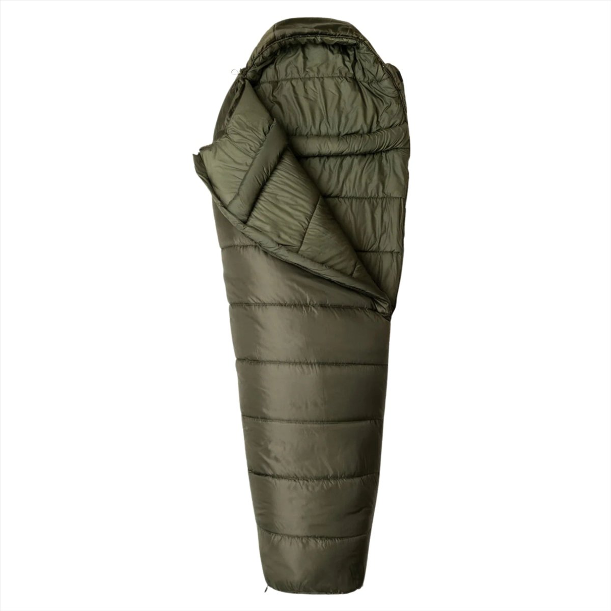 Snugpak Sleeper Expedition Vinter Sovsäck Isofiber Vänster Sida Blixtlås Oliv