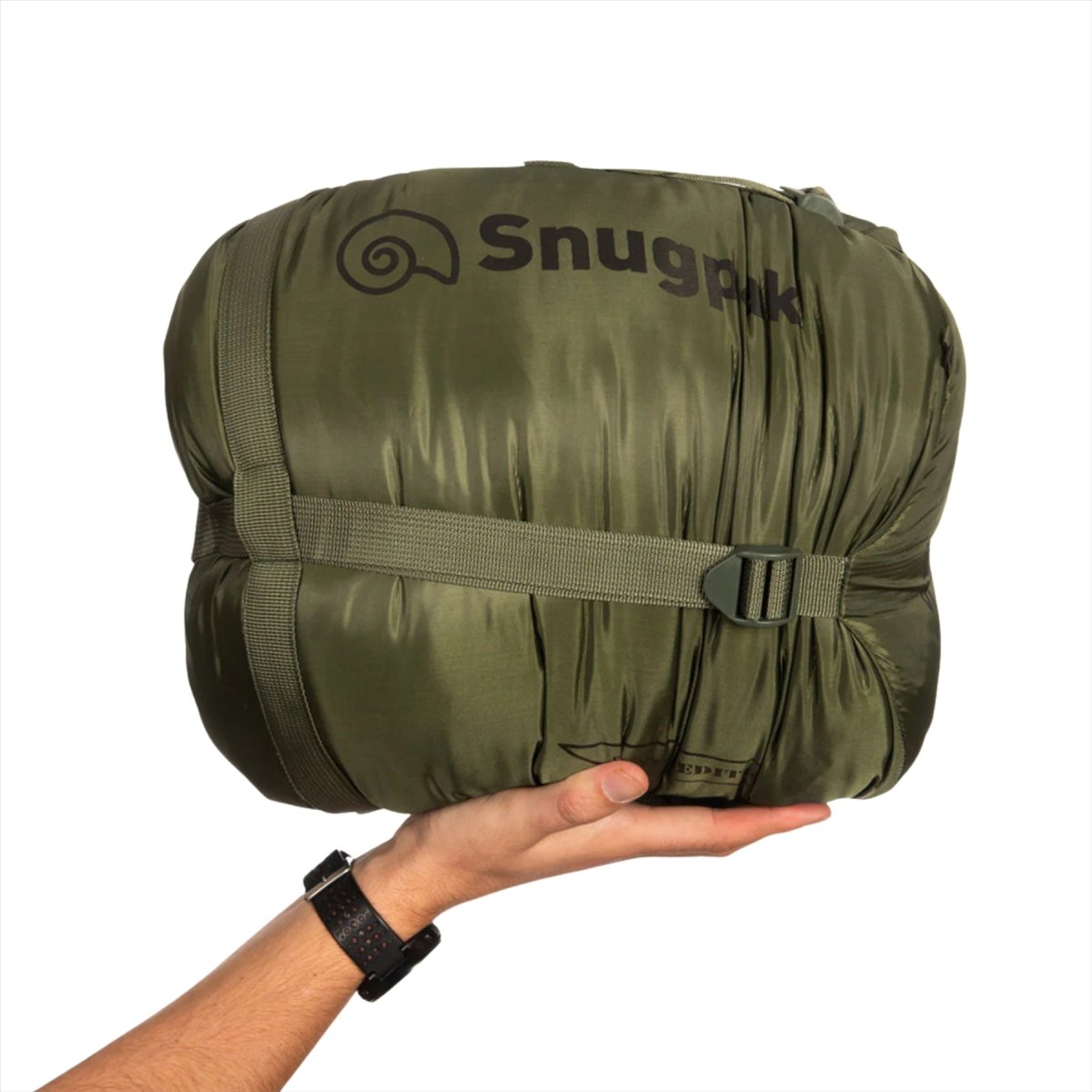 Snugpak Sleeper Expedition Vinter Sovsäck Isofiber Vänster Sida Blixtlås Oliv