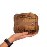 Snugpak sovsäck 220 cm integrerad myggnätkomprimering väska coyote