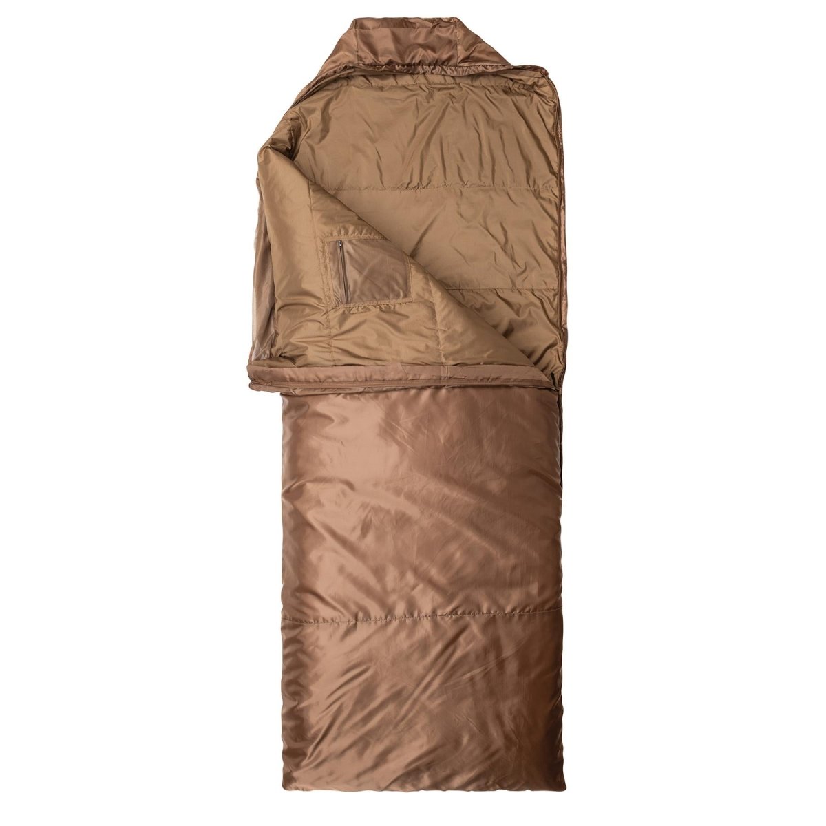 Snugpak sovsäck 220 cm integrerad myggnätkomprimering väska coyote
