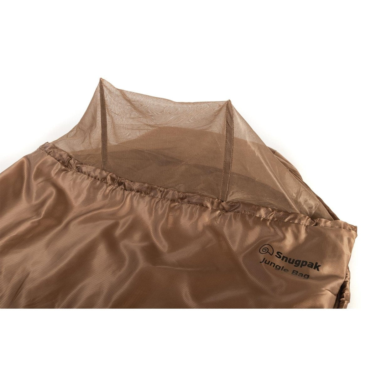 Snugpak sovsäck 220 cm integrerad myggnätkomprimering väska coyote