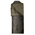 Snugpak sovsäck 220 cm integrerad myggnätkomprimering väska oliv