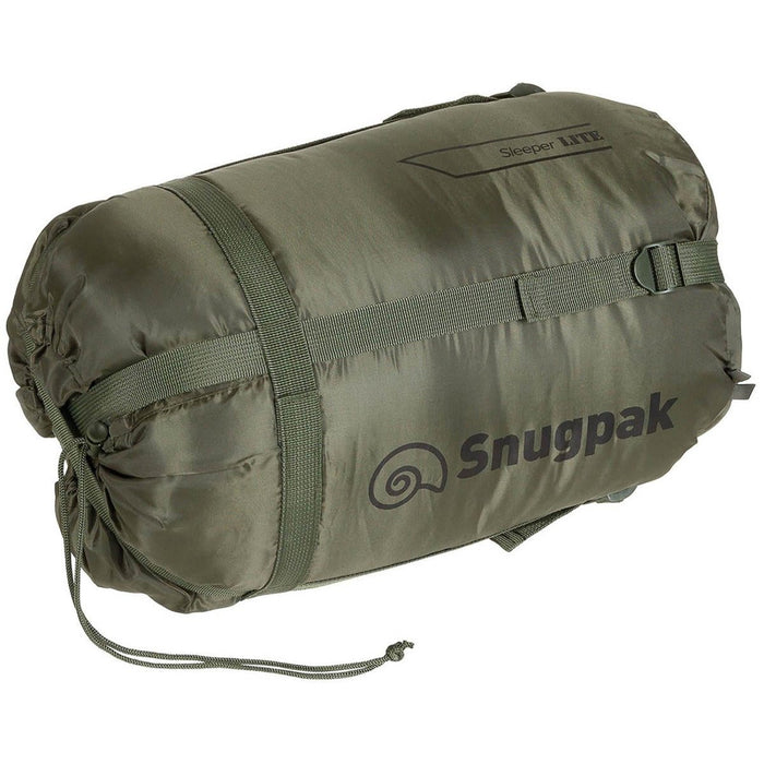 Snugpak Sovsäck Sleeper Lite IsoFibre Fyllning Easy Transport OD Grön - GoMilitar