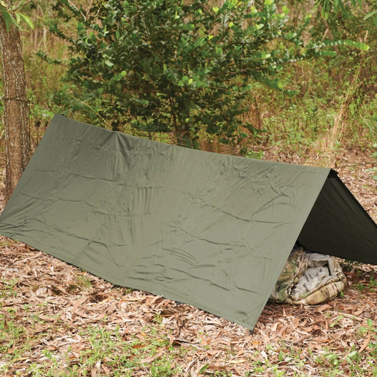 Snugpak Stasha G2 Presenning Vattentät Lättvikts Compact Shelter Tarp Olive
