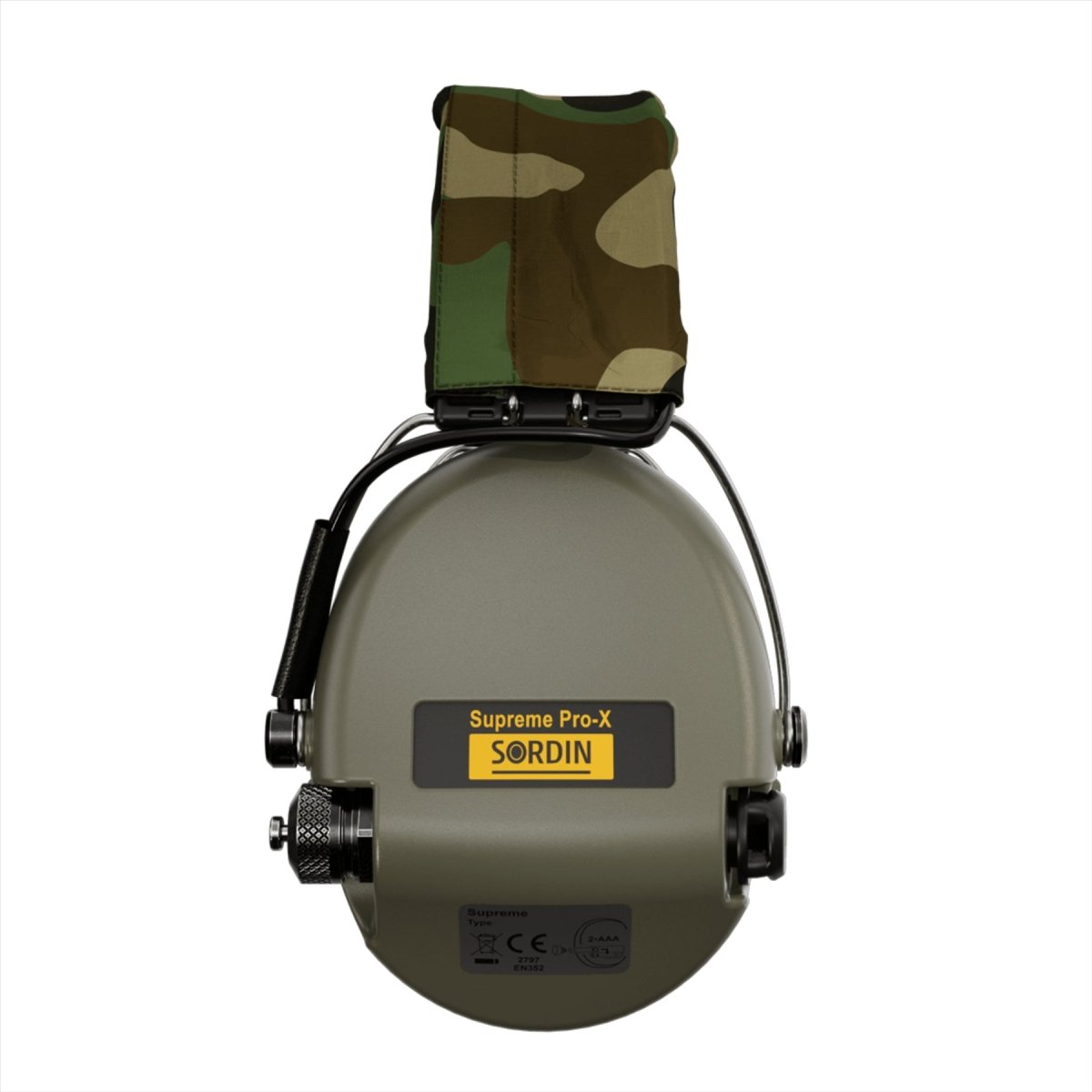 Sordin Supreme Pro-X hörselskydd SordinHEAR2 4 ljudprofiler Woodland