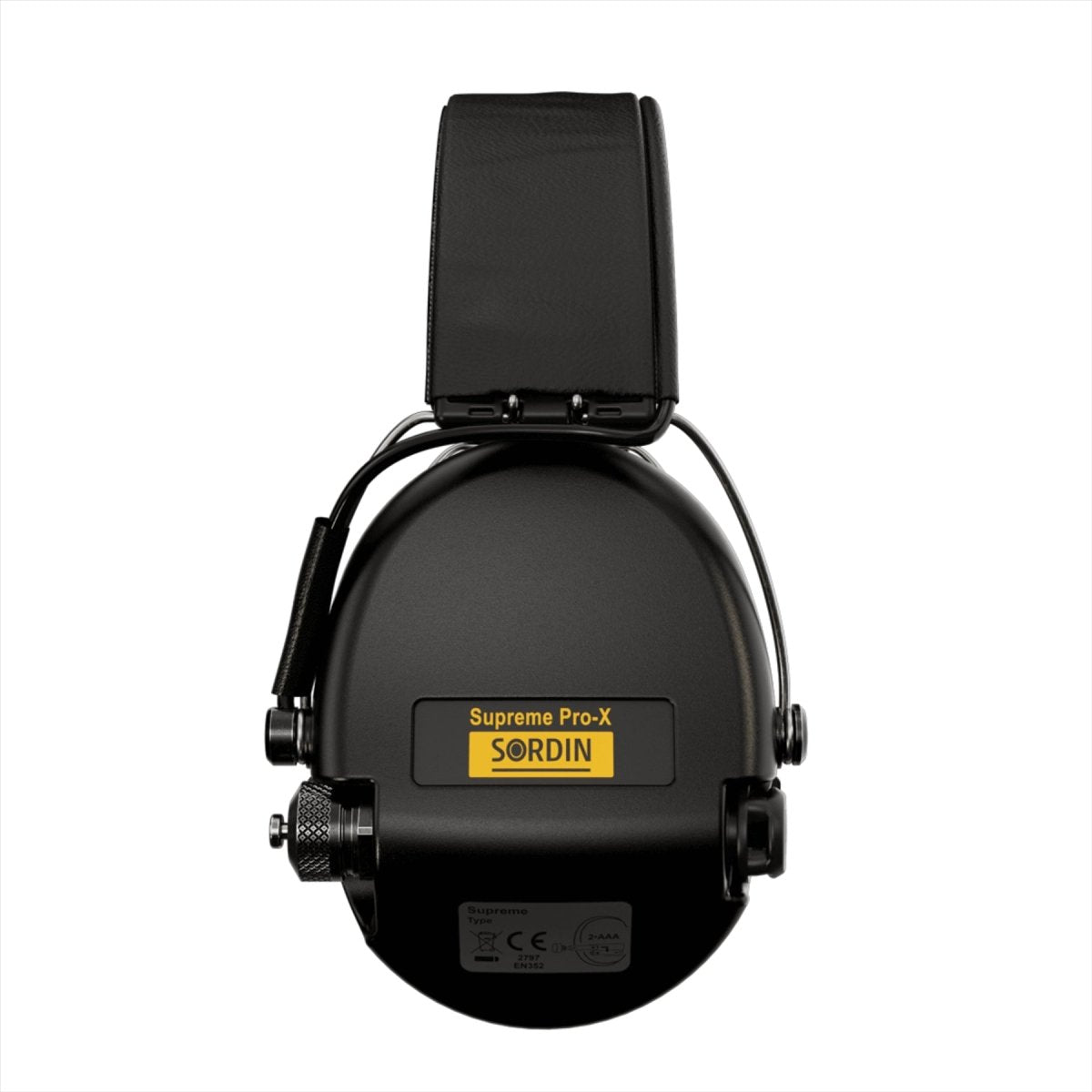 Sordin Supreme Pro-X LED Electronic Shooting Hörselskydd Headset Svart