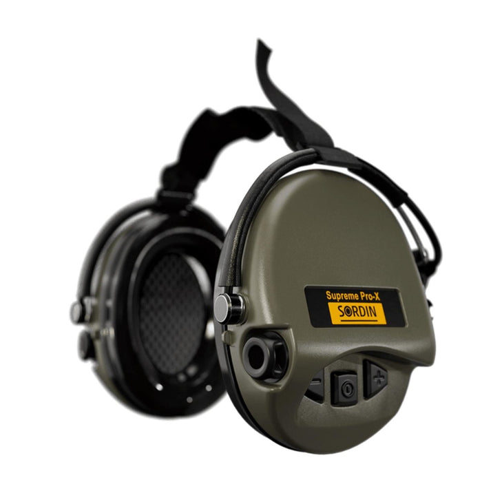 Sordin Supreme Pro-X Nackband elektroniskt hörselskydd On Ear Ambient Sound - GoMilitar