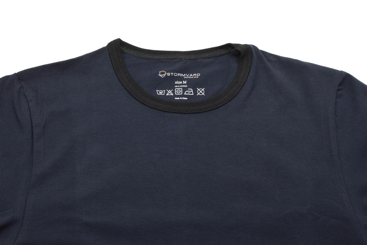 Stormvard Classic Cotton T-shirt Kortärmad Tactical Casual Mörkblå
