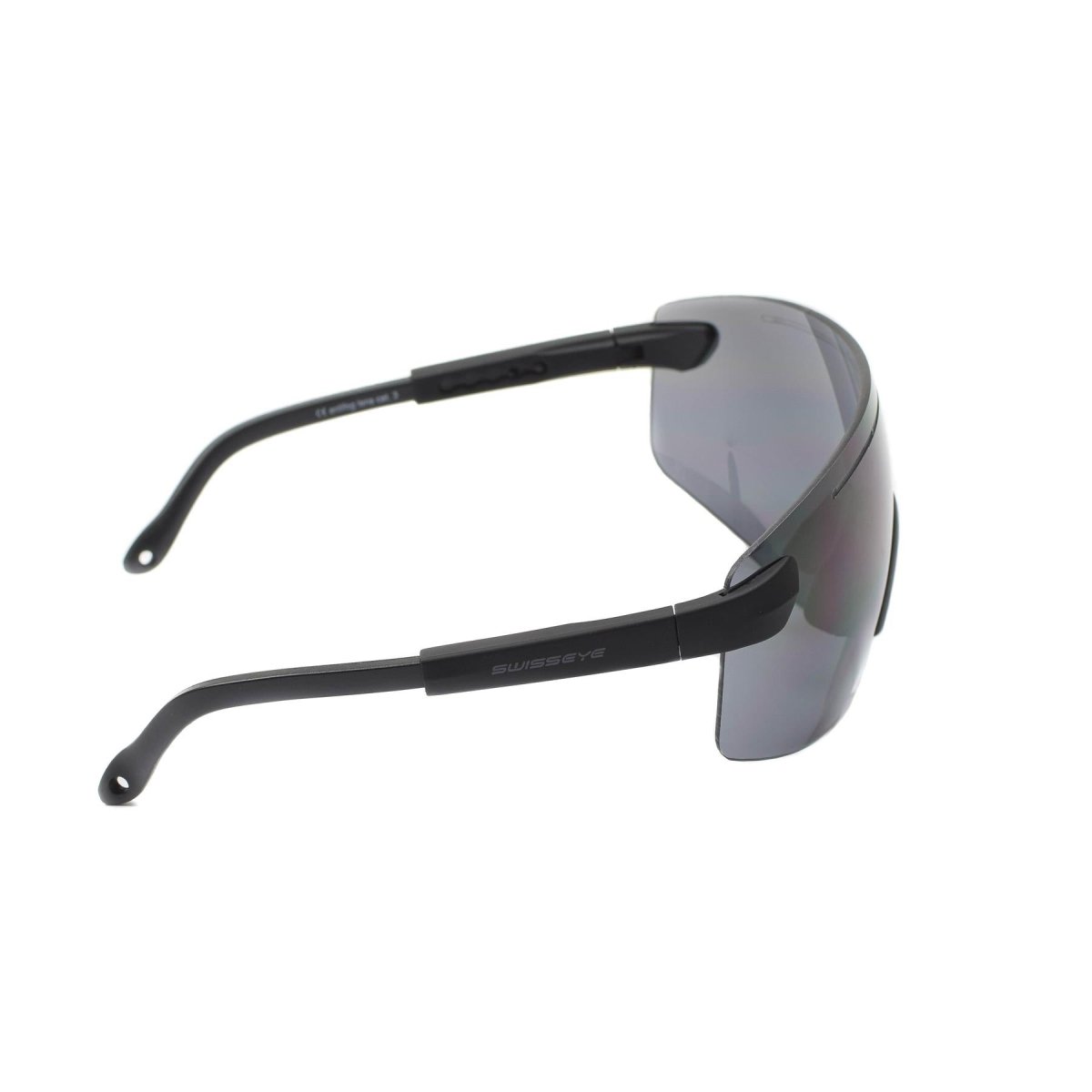 Swiss Eye Shooting Eye Protection Glass Wide Anti-Fog Black Lens UV400 Goggles