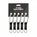 TAC MAVEN 7 mm aluminiumkarbinhakar 5-pack utomhuscampingnyckelklämmor